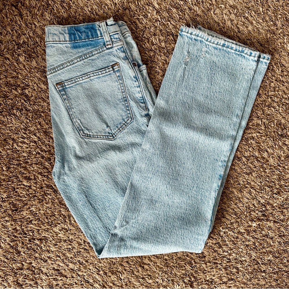 Abercrombie & Fitch Women’s Ultra High Rise 90’ Straight Leg Jeans